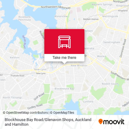 Blockhouse Bay Road / Glenavon Shops map