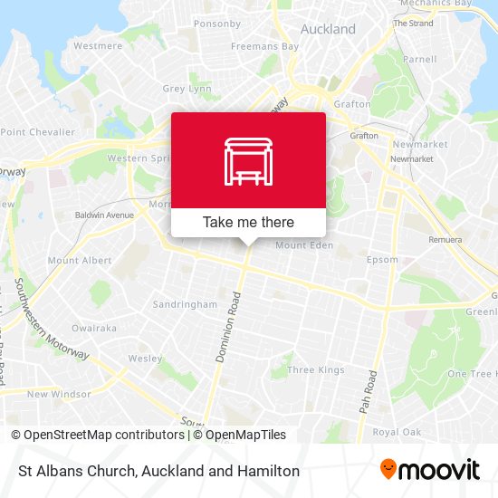 St Albans Church map