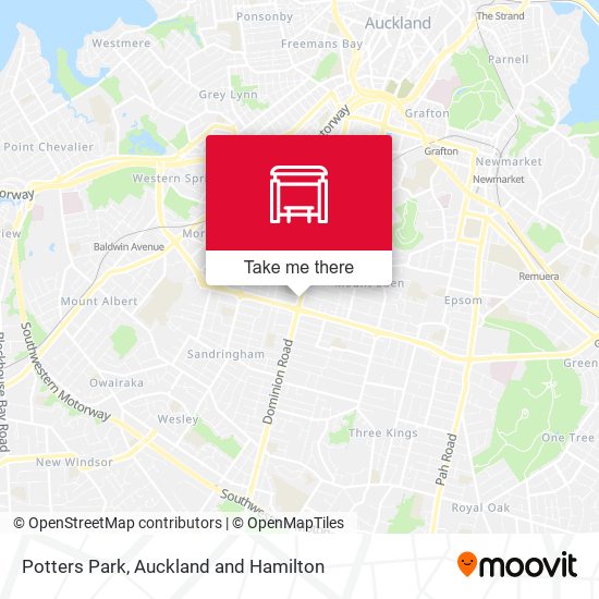 Potters Park map