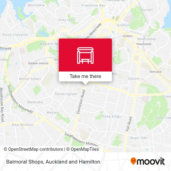 Balmoral Shops map
