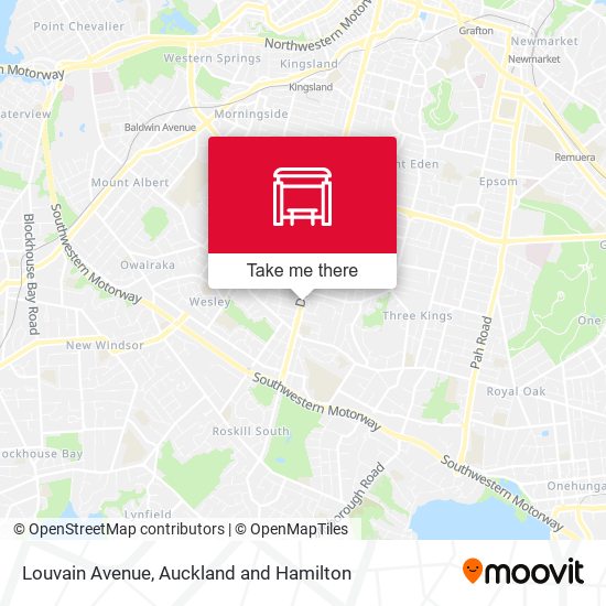 Louvain Avenue map