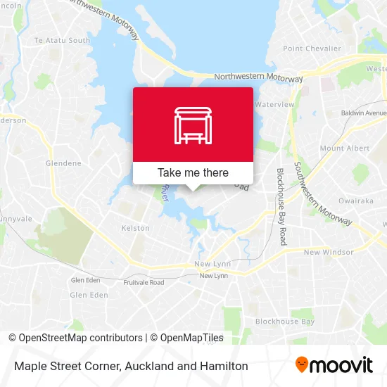 Maple Street Corner map