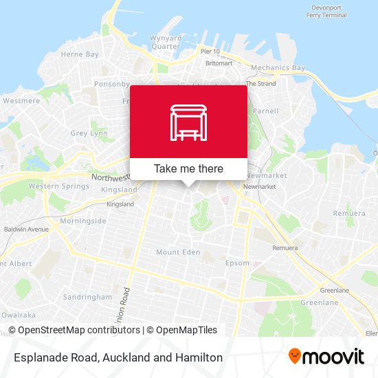 Esplanade Road map