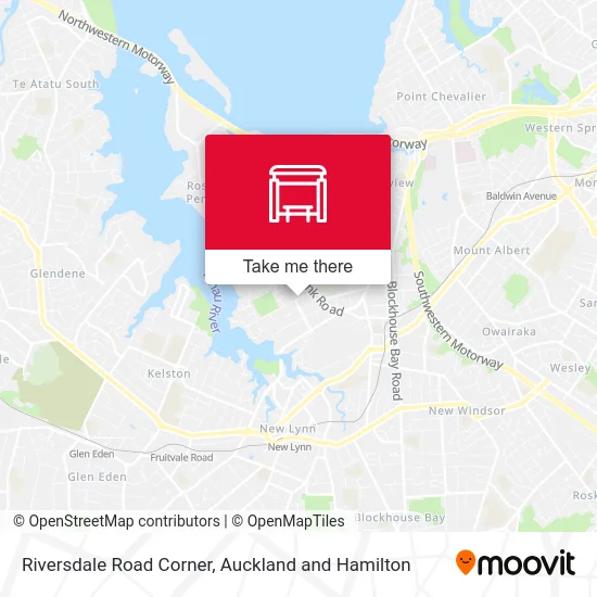 Riversdale Road Corner map