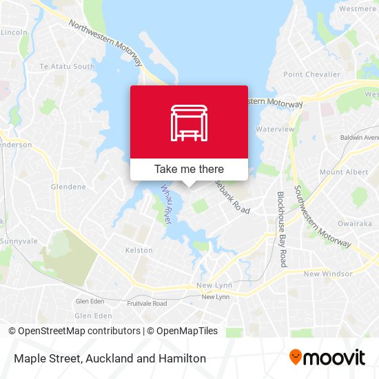 Maple Street map