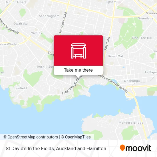 St David's In the Fields map