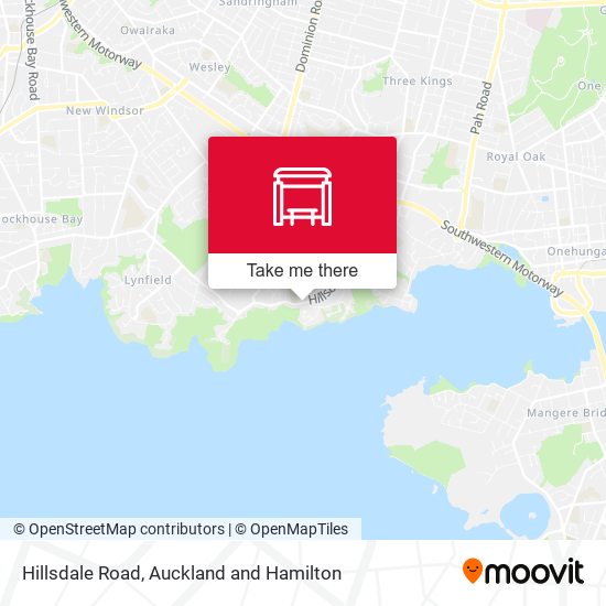 Hillsdale Road map