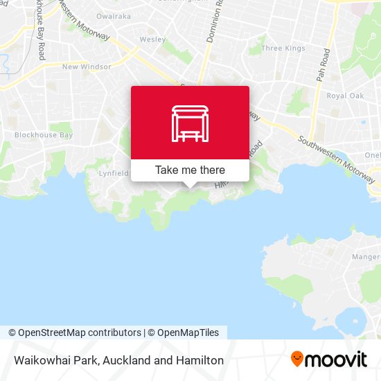 Waikowhai Park map