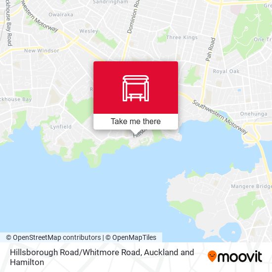 Hillsborough Road / Whitmore Road map