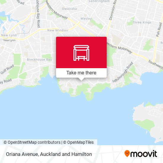 Oriana Avenue map