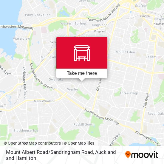 Mount Albert Road / Sandringham Road map