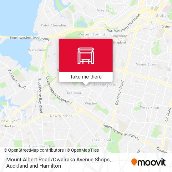 Mount Albert Road / Owairaka Avenue Shops map