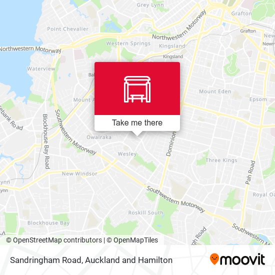 Sandringham Road map