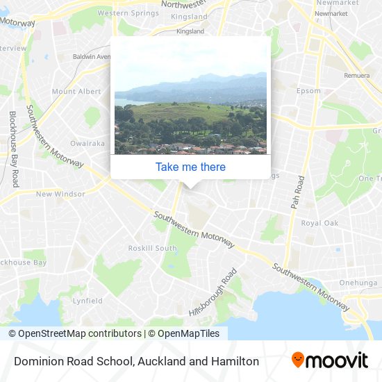 Dominion Road School map