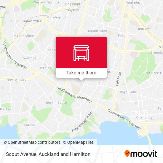 Scout Avenue map