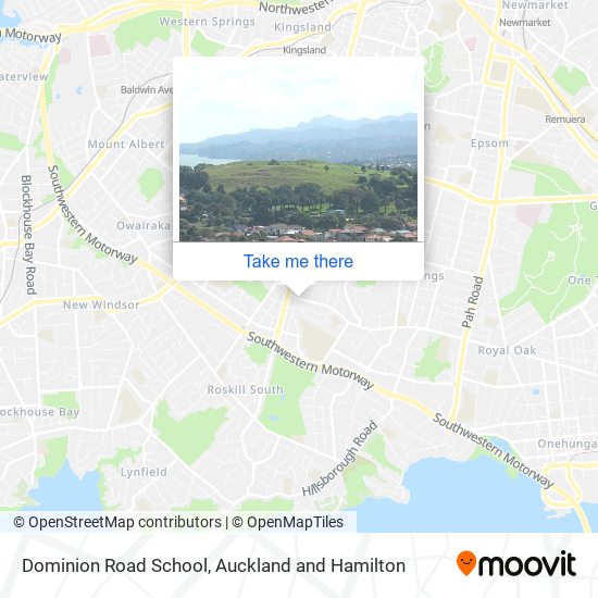 Dominion Road School map