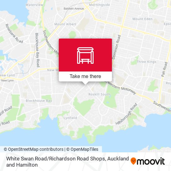 White Swan Road / Richardson Road Shops map
