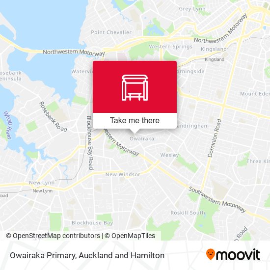 Owairaka Primary map