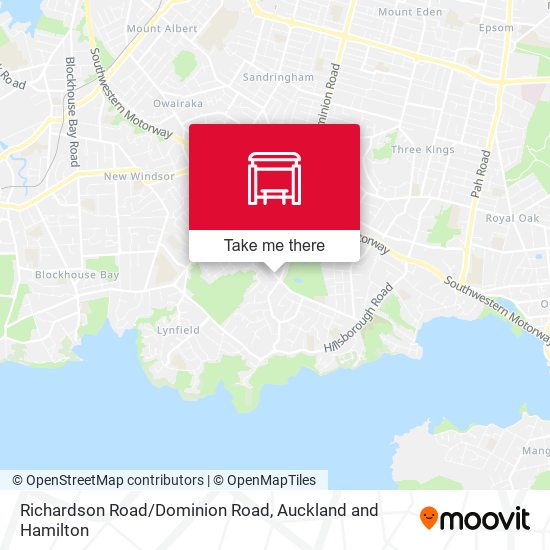 Richardson Road/Dominion Road map