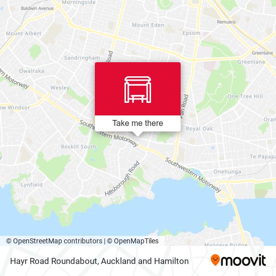 Hayr Road Roundabout map