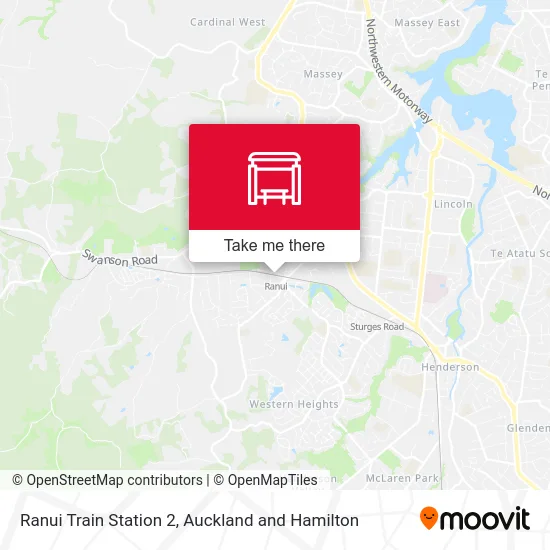 Ranui Train Station 2 map