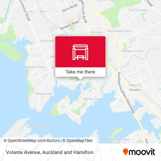 Volante Avenue map