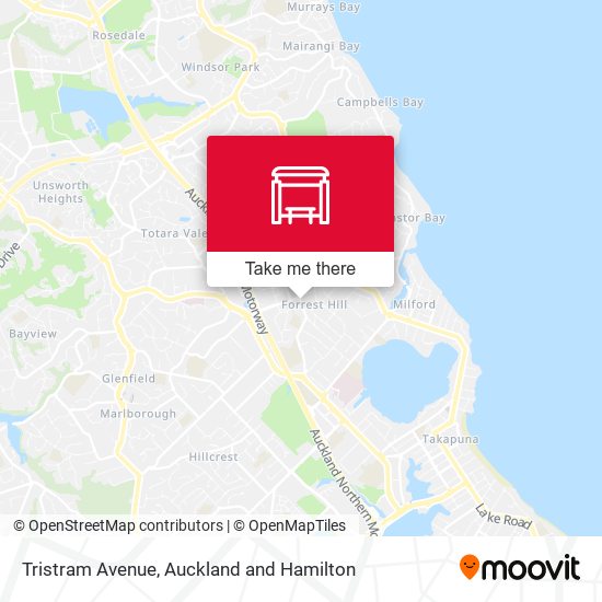 Tristram Avenue map