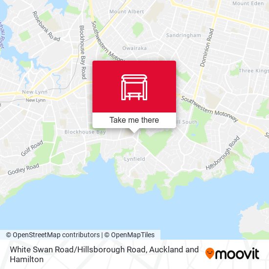 White Swan Road / Hillsborough Road map