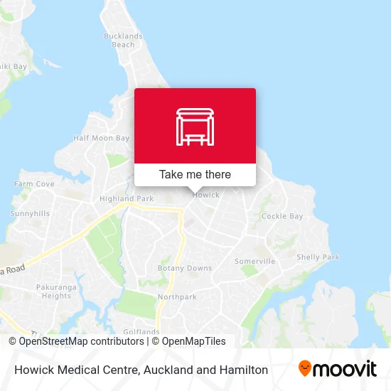 Howick Medical Centre map