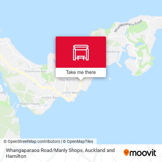 Whangaparaoa Road/Manly Shops map