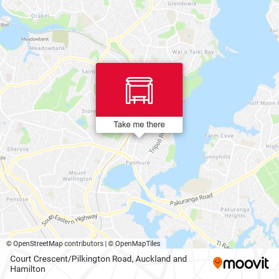 Court Crescent/Pilkington Road map