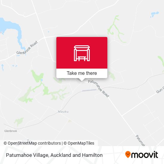 Patumahoe Village map