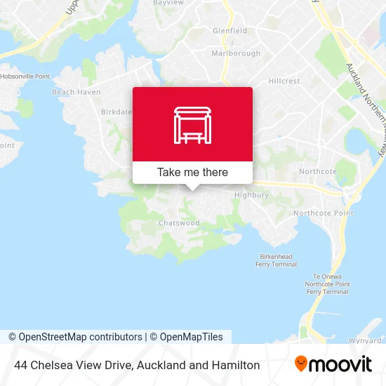 44 Chelsea View Drive map