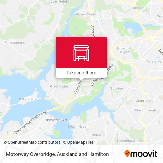 Motorway Overbridge map