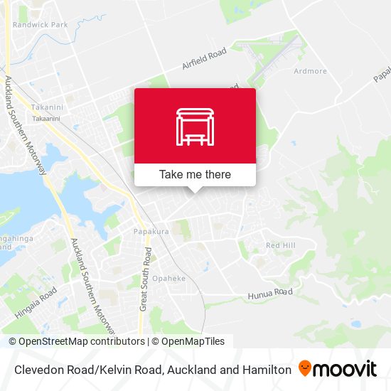 Clevedon Road/Kelvin Road map
