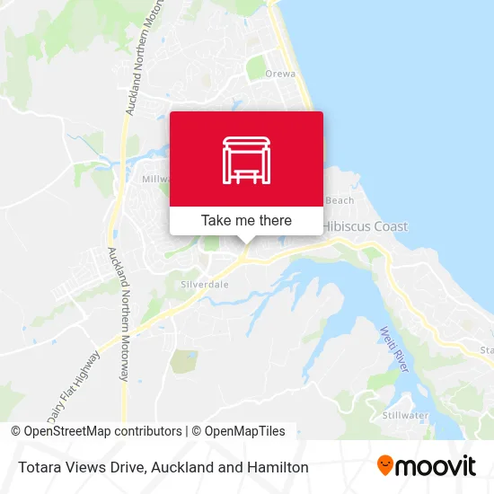 Totara Views Drive map