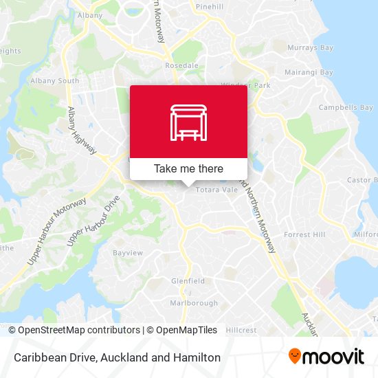 Caribbean Drive map