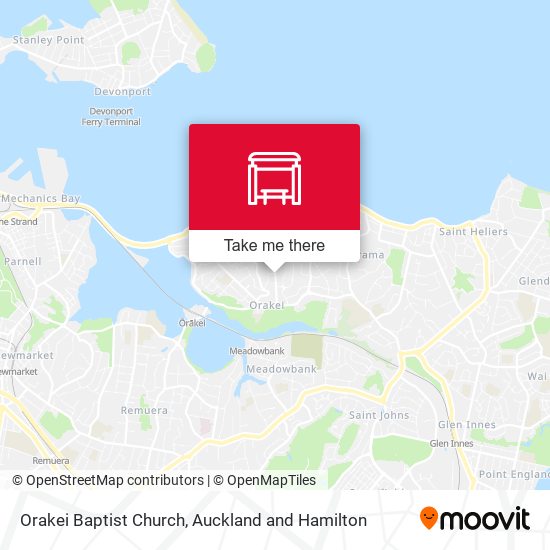 Orakei Baptist Church地图