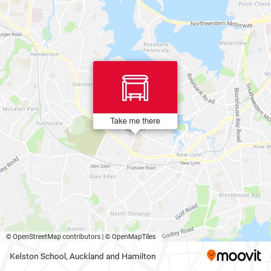 Kelston School map