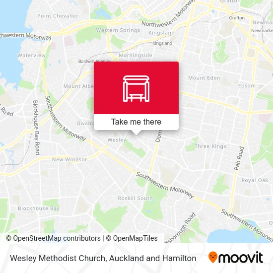 Wesley Methodist Church map