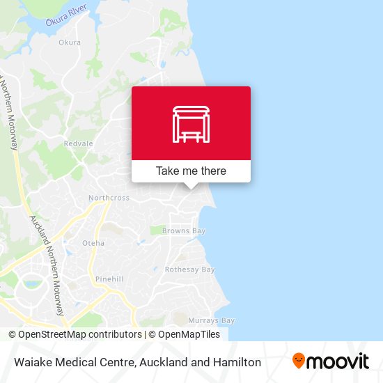 Waiake Medical Centre map