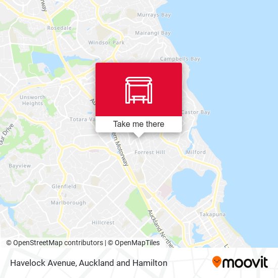 Havelock Avenue map