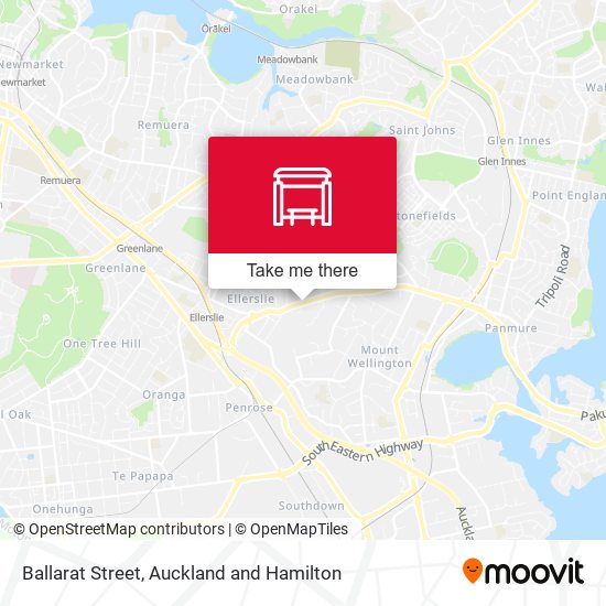 Ballarat Street map