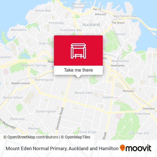 Mount Eden Normal Primary map