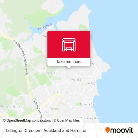 Tallington Crescent map