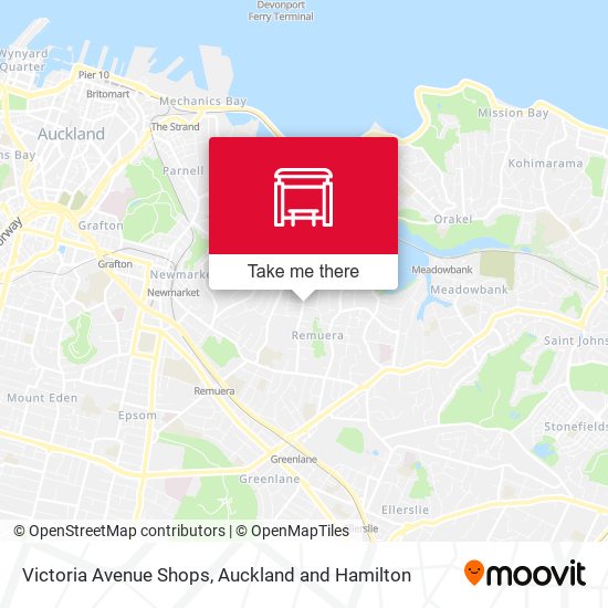 Victoria Avenue Shops map