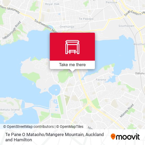Te Pane O Mataoho / Mangere Mountain map