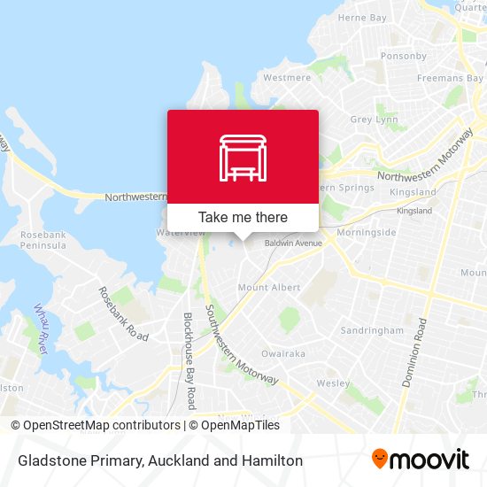 Gladstone Primary map