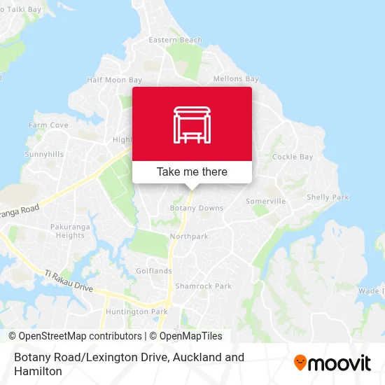 Botany Road/Lexington Drive map