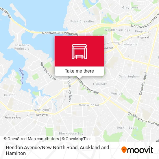 Hendon Avenue/New North Road map